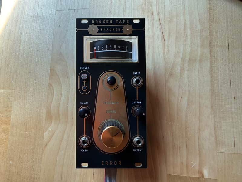 Error Instruments Broken Tape Tracker Eurorack LoFi Glitch Delay Module (Gold) image 1