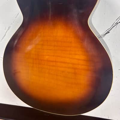 Vintage Kay P-3 Archtop Acoustic – Sunburst – w/ Period-Correct Case image 6