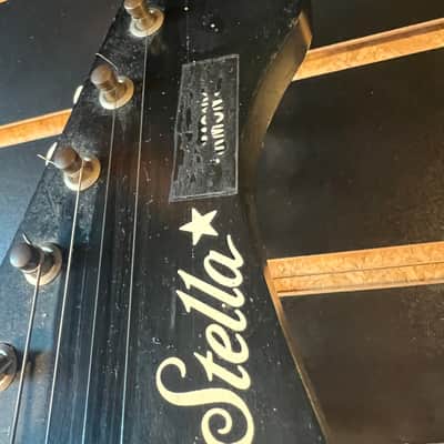 Stella H933 Parlor 3/4 Fender Headstock Parlor image 5