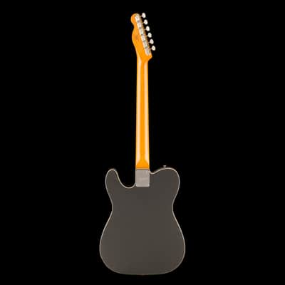 Squier Limited Edition Classic Vibe Custom Telecaster with Bigsby Charcoal Frost Metallic image 3