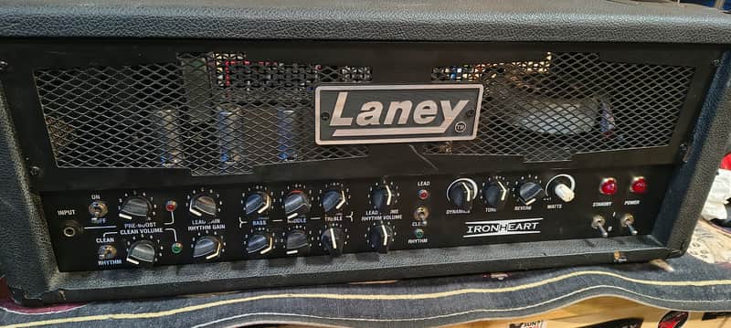 Laney IRT60H Ironheart 60-Watt Tube Guitar Amp Head 2010s - Black image 1