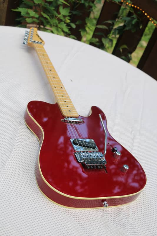 Kramer American Vintage Classic III 1987 Candy Apple Red Floyd Rose Duncan image 1