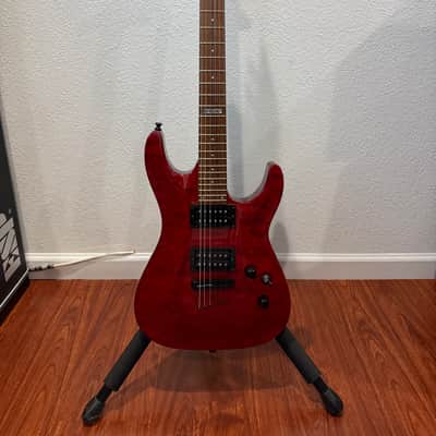 ESP LTD MH-100 QM NT 2005 - 2006 - See Thru Black Cherry image 1