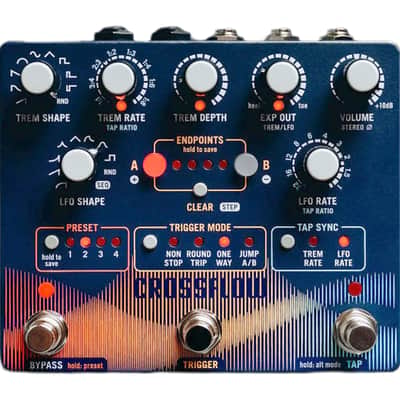 Intrepid Audio Crossflow Stereo Tremolo + Expression Pedal image 1
