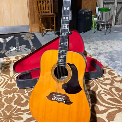 Eko Vintage Eko El Dorado 12 (top model) Spruce/Brazilian rosewood + Vox Case 1979 - Vintage 1979 Eko El Dorado 12 (top model) Spruce/Brazilian rosewood + Vox Case. It has some scratches and nicks image 1