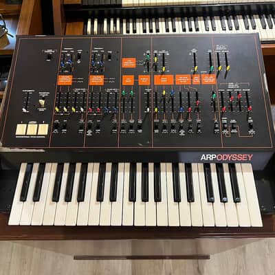 ARP 2821 Odyssey Mark III Monophonic Analog Synthesizer 1979 - 1981 - Black / Orange image 1