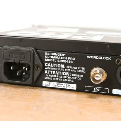 Behringer ULTRAMATCH PRO SRC2496 Sample Rate Converter CG01XZN image 11