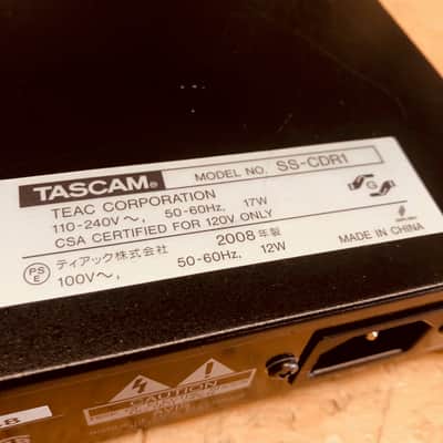 Tascam SS-CDR1 CD Recorder Rack Unit image 5