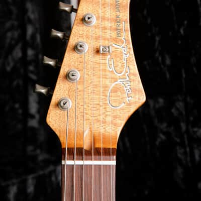 Patrick James Eggle OZ-T-S/S Trans Blonde Burst Electric Guitar image 3