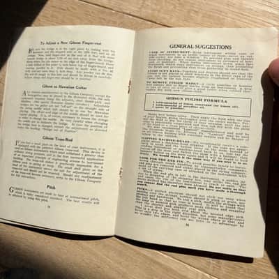 1923 Gibson Service Handbook Rare Collector Pre War Mandolin Guitar price List image 8