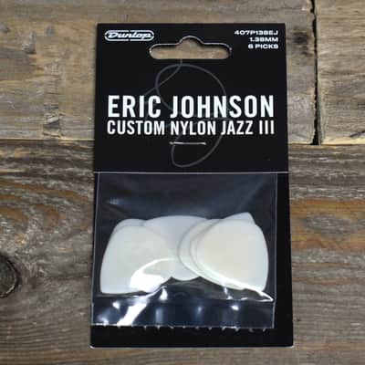 Dunlop Eric Johnson Custom Nylon Jazz III Pick - 6-Pack image 1