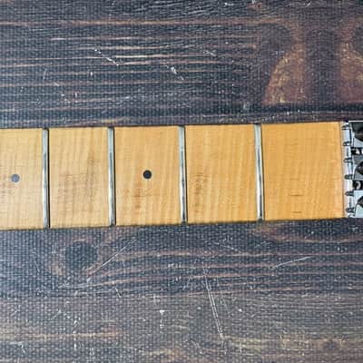 2012 Ibanez Prestige RG2560-MZEX Neck Abyss Blue Burst Maple Fingerboard Made in Japan image 3
