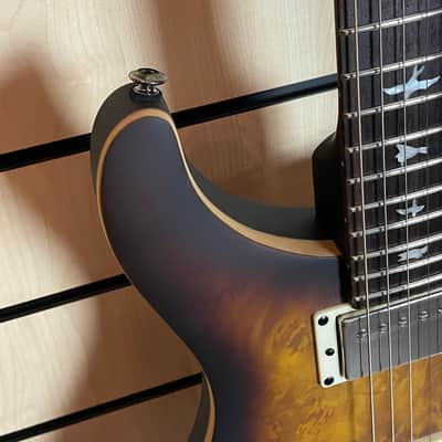 PRS SE Exotic DGT Poplar Burl David Grissom Signature Limited Edition McCarty Tobacco Burst Electric Guitar Gigbag Made in Indonesia image 6
