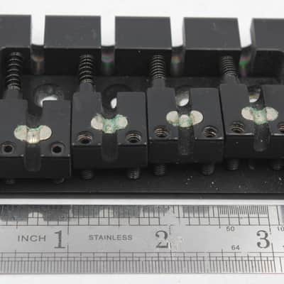 4 String MIK Black Bass Guitar High Mass Piezo-Bridge WITHOUT Piezo image 7