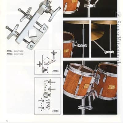 Vintage Sonor  Signature / Phonic Tom arm with vario clamp  80s - Chrome image 9