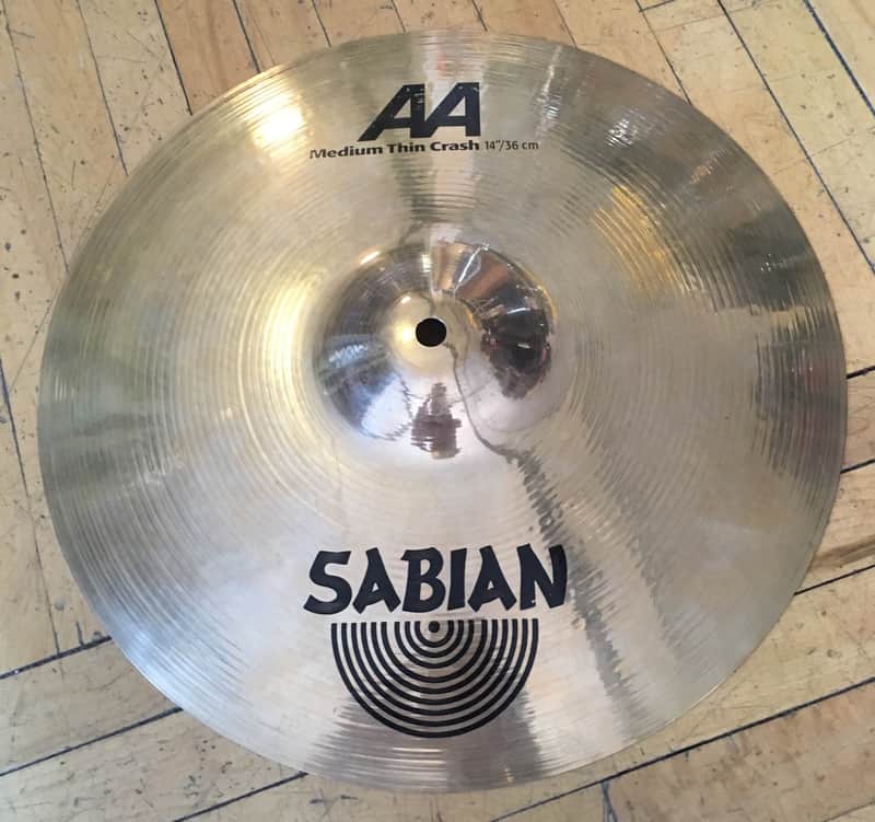 Sabian 14" AA Medium Thin Crash image 1