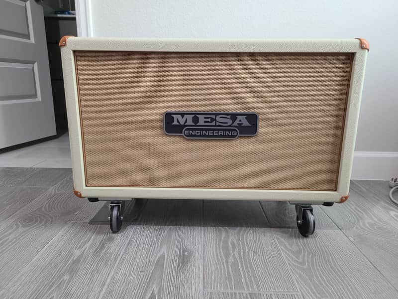 Mesa Boogie Rectifier 120-Watt 2x12" Horizontal Guitar Cab - Cream Bronco image 1