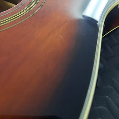 Ventura V3VS Vintage Sunburst Thin Body Acoustic/Electric image 9