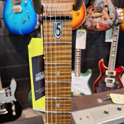 Ernie Ball Music Man John Petrucci Signature JP15-6 2026 - Ultramarine Flame 7.6 pounds stunning neck! image 2