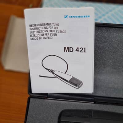 Sennheiser MD 421-U Cardioid Dynamic Microphone 1960s - 1990s - Black image 14
