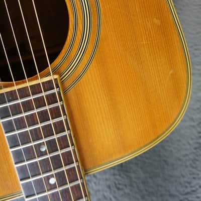 Pearl PF-770 71-72 - Natural Acoustic Guitar Rare image 11