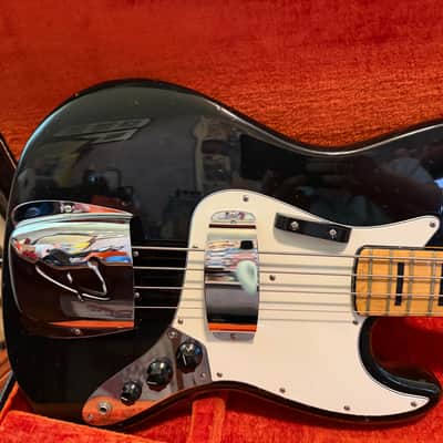 Fender Jazz bass guitar 1973 - Black image 23