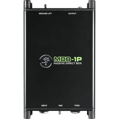 Mackie MDB-1P Passive Single Instrument Direct Box for Studio/Live Applications image 3