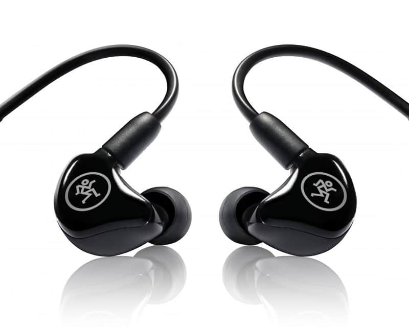 Mackie MP-120 Single Dynamic Driver Professional In-Ear Monitors + Carry Case image 1