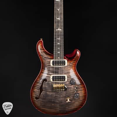 PRS 40th Anniversary Custom 24-08 Semi-Hollow Limited Edition - Charcoal Cherry Burst image 3
