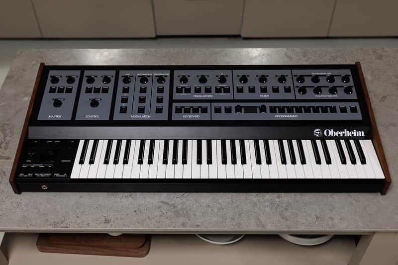 Oberheim OB-X8 61-Key 8-Voice Synthesizer 2022 - Present - Black with Wood Sides image 1