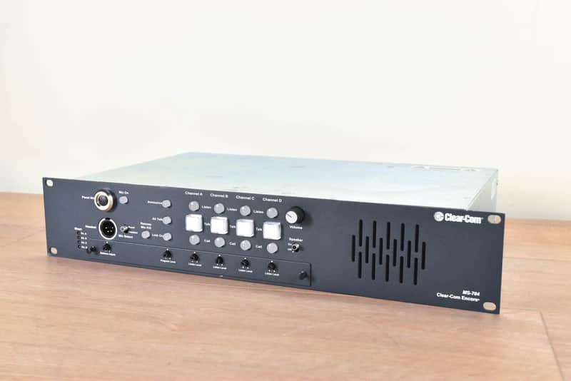 Clear-Com MS-704 2RU Four-Channel Main Station CG00YHB image 1