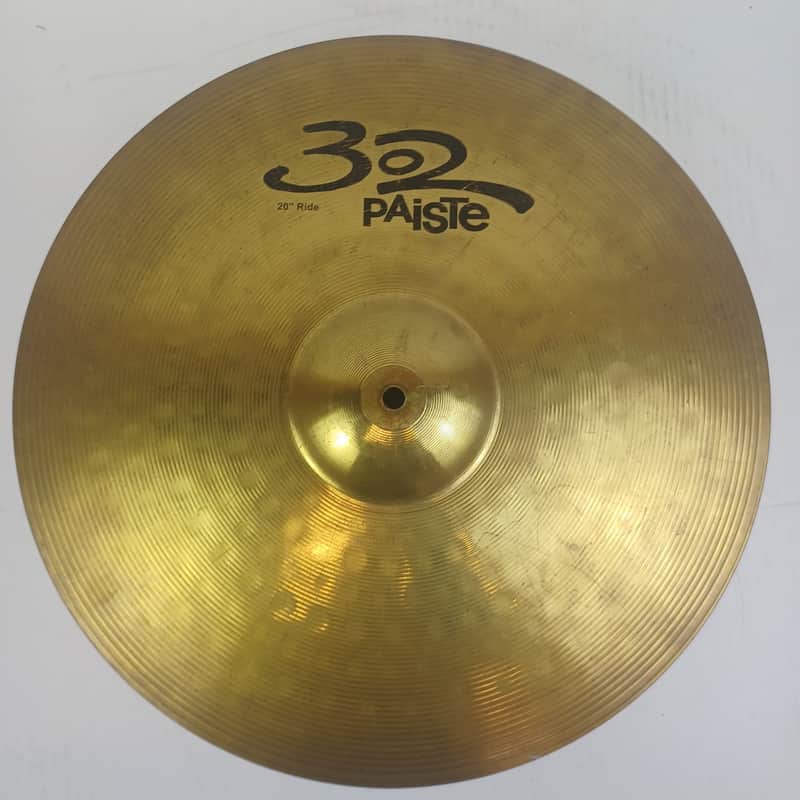 Paiste 302 Plus 20" Ride Cymbal 1958g Thin Vintage 90s Fully Lathed Brass German image 1