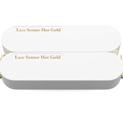 LACE Sensor Hot Gold Dually Humbucker (26.4k) - White image 2