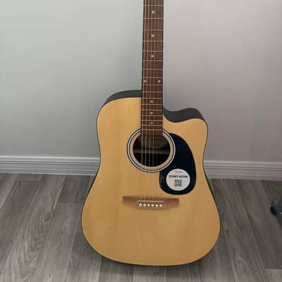Fender FA-25CE Dreadnought Acoustic-Electric Guitar - Natural - Excellent Condition image 1