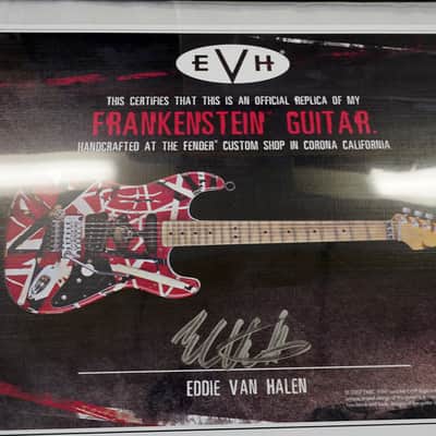 Fender Custom Shop Eddie Van Halen Signature Frankenstein 2007 - Red/White/Black image 15