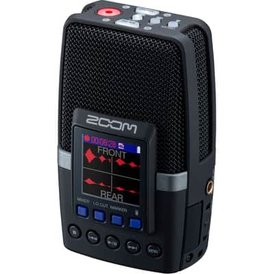 Zoom H2essential Multi-Mic Handy Recorder with APH-2e Accessory Pack, BTA-1 Bluetooth Adapter, Tripod to Mic Stand Adapter and Mini Tripod Desktop Mic Stand image 3