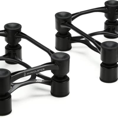 IsoAcoustics Aperta 200 Isolation Stand - Black (Pair) image 1