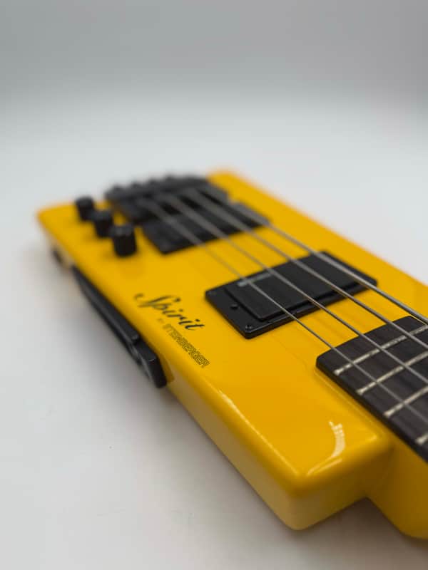 Spirit by Steinberger Headless Bass w/ Bag- Yellow image 1