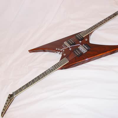 Jackson USA  Custom Shop NAMM Rhoads Doubleguitar, 1 of 1, ultra rare Root Beer Swirl image 14