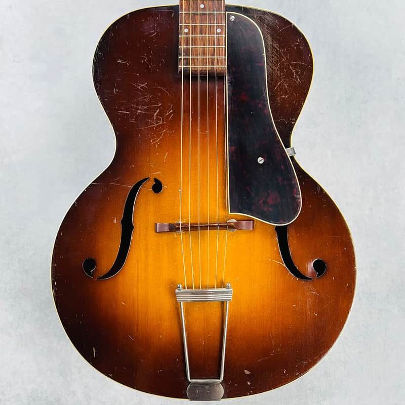 S.S. Stewart Archtop Guitar 1940s - Sunburst image 1