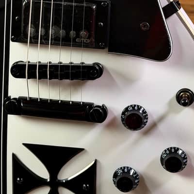 ESP LTD Signature Series James Hetfield Iron Cross Electric Guitar - Snow White image 5