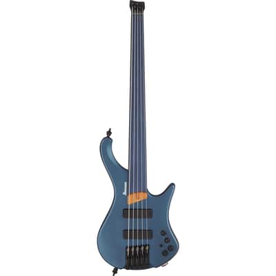 Ibanez Bass Workshop EHB1005F-AOM Fretless Arctic Ocean Matte - 5-String Electric Bass image 1
