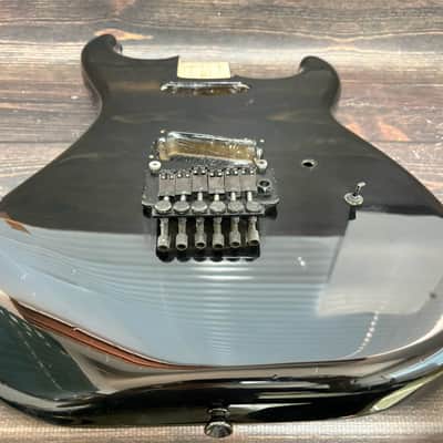 80s KRAMER LK-1BF Body SH Black w/Plate and Genuine Bridge Made in Japan image 8