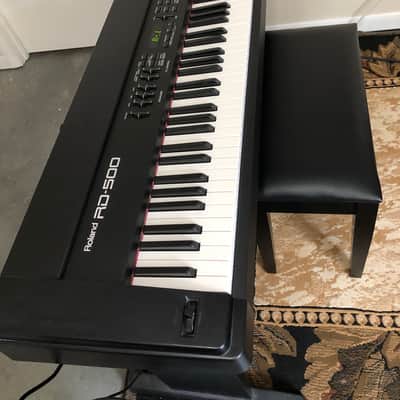 Roland RD-500 88-Key Digital Piano with weighted hammer-action keys, Black - includes Roland PB-450 bench image 13