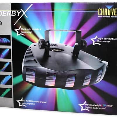 Chauvet DJ DERBY X DMX-512 LED Derby Club Light Effect DERBYX+Bluetooth Speakers image 9