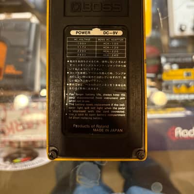 Boss OD-1 Over Drive (Black Label) 1977 - 1985 - Yellow image 2