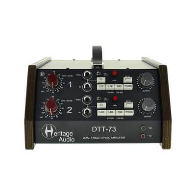 HERITAGE AUDIO DTT-73 Double Préampli micro - DI - Tabletop image 2