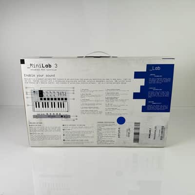 Arturia MiniLab 3 MIDI Keyboard Controller 25 Synth Keys USB Pad Triggers image 2