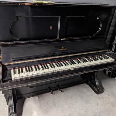 Steinway & Sons Upright Piano 1884 - Ebonized image 1