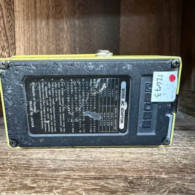 Boss OD-2 Turbo OverDrive (Black Label) 1985 - 1988 - Yellow image 6